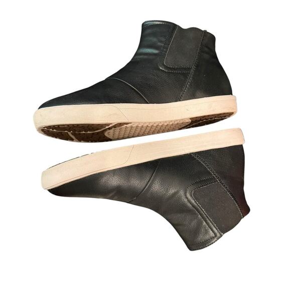 SAOLO Yamba slip on Chelsea sneaker vegan leather corkbed sole black - Picture 5 of 10